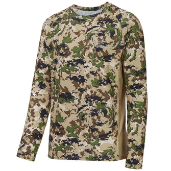Men's UPF 50+ Camo Long Sleeve Hunting Shirt FS13M