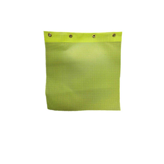 Flags PVC yellow hi-vis size "12.5 x 12"