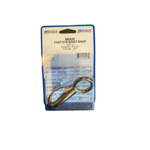 Sea-Dog Line Brass fast eye boat snap size -2