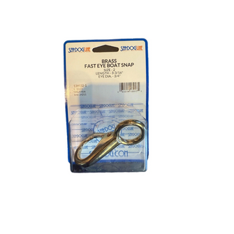 Sea-Dog Line Brass fast eye boat snap size -2