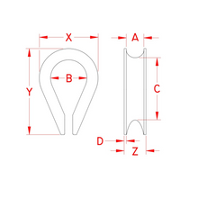 Standard Thimble 5\8 S0124-0016